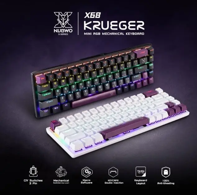 NUBWO KRUEGER X-68 Mechanical Gaming Keyboard.webp