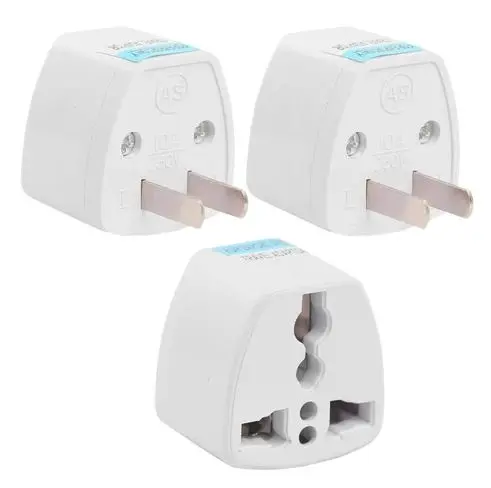 Multi Plug 3pin-2pin Travel adapter (Flat)
