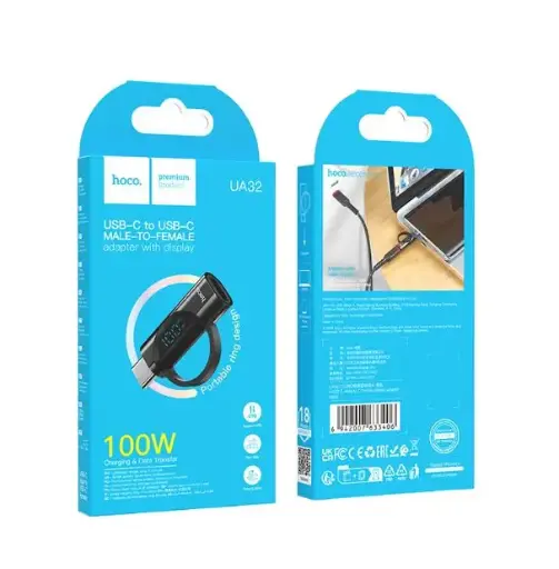 [103299] Hoco UA32 USB C male to female Adapter