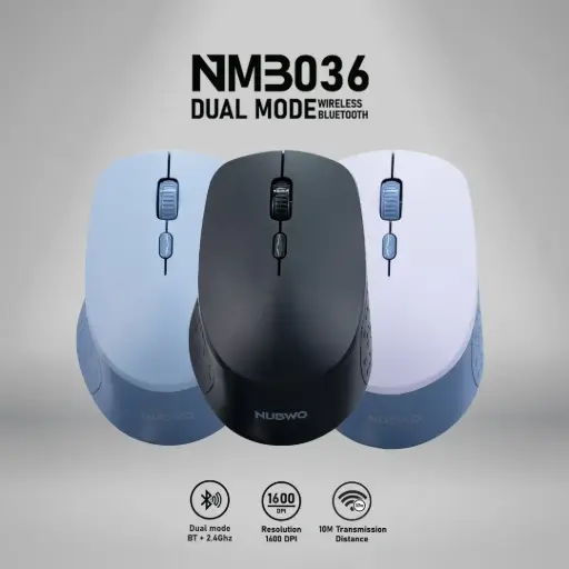 [P000113] Nubwo NMB036 Bluetooth & Wireless Mouse