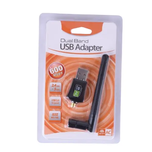 [P000092] 600Mbps USB Wifi Adapter with Antenna